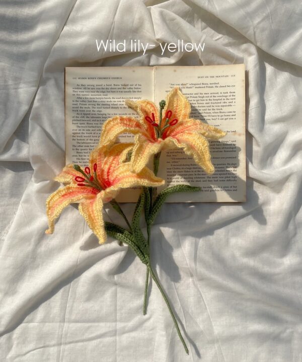 Crochet wild lily