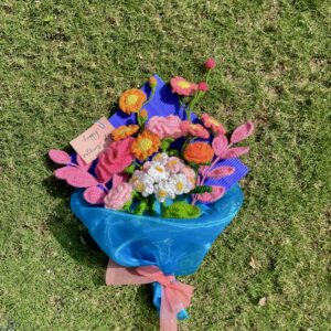 Sweet williams wild flower crochet bouquet