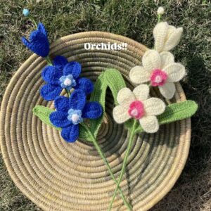 Crochet orchids