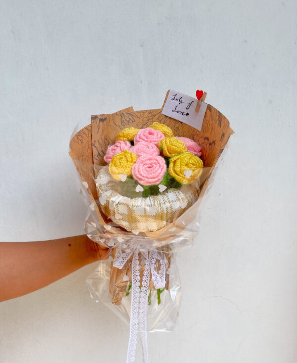 Rosary rose bouquet