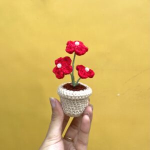 Forget-me-not pot magnet