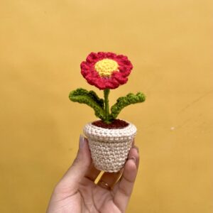 Daisy pot magnet