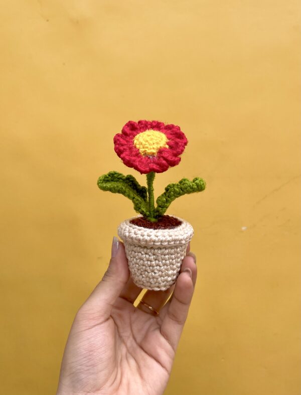 Daisy pot magnet