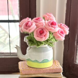 Crochet French rose