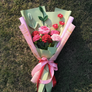 Everyday rose - Crochet bouquet